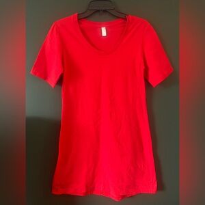 American Apparel Vibrant Red Short Sleeve Tee
